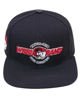 Men's Pro Standard Black Winston Salem Rams Arch Over Logo Evergreen Snapback Hat