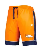 Men's G-iii Sports by Carl Banks Orange, Navy Denver Broncos Fan Favorite Fashion Shorts