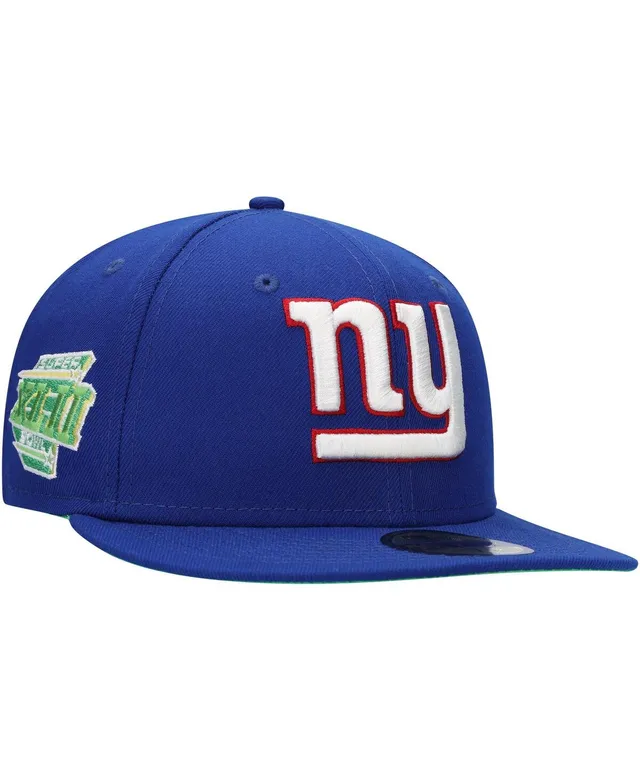Men's New Era Royal New York Giants Throwback Cord 59FIFTY Fitted Hat