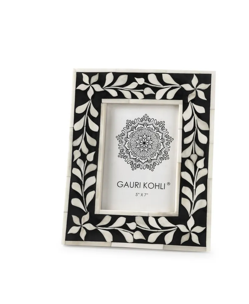 Gauri Kohli Jodhpur Inlay Picture Frame - Black