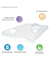 Madison Park Essentials Frisco Quilted Waterproof Sofabed Mattress Pad