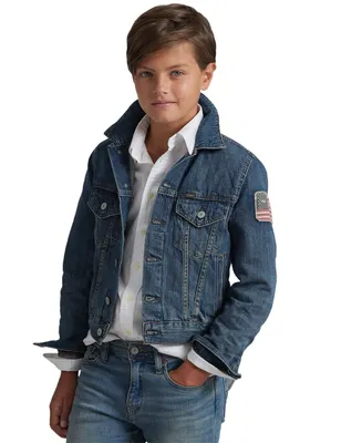 Polo Ralph Lauren Big Boys Denim Cotton Trucker Jacket