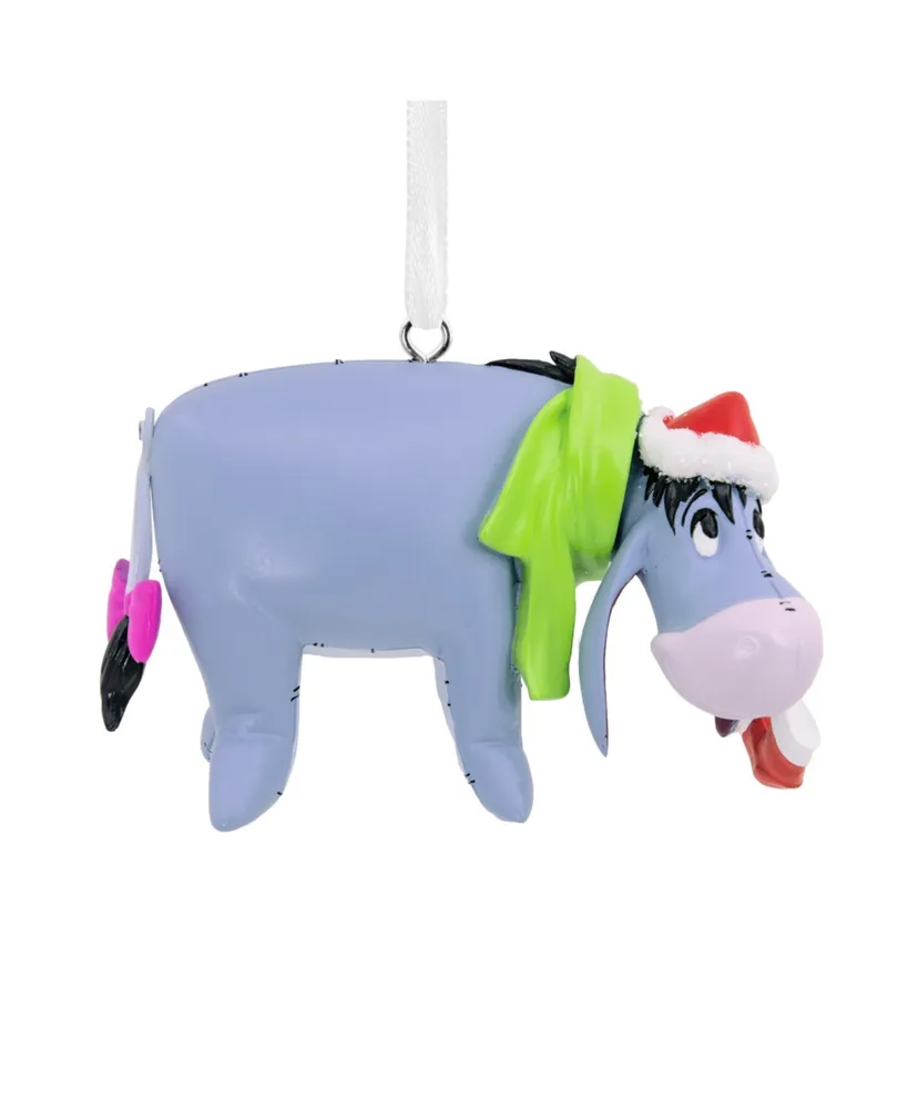 Hallmark Disney Winnie the Pooh Eeyore with Stocking Ornament - Multi