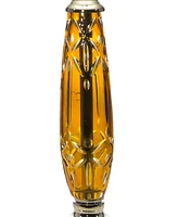 Dale Tiffany Glossy Amber Lead Crystal Table Lamp