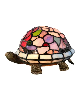 Dale Tiffany Toto Turtle Floral Accent Lamp