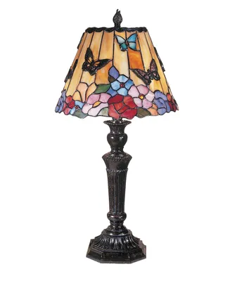 Dale Tiffany Butterfly Peony Table Lamp