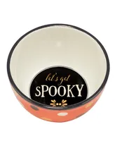 Certified International Spooky Halloween Set of 4 Ice Cream Bowls, Service for 4