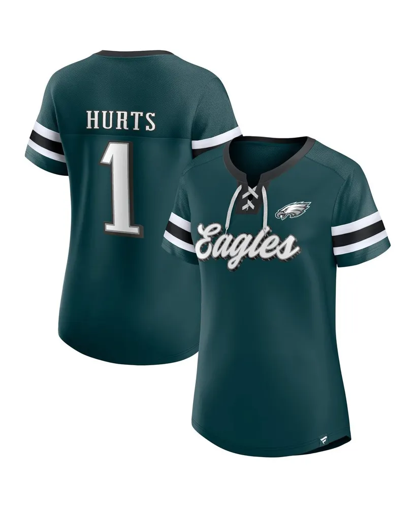 Youth Jalen Hurts Midnight Green Philadelphia Eagles Player Name & Number  T-Shirt 