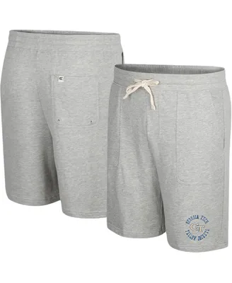 Men's Colosseum Heather Gray Georgia Tech Yellow Jackets Love To Hear This Terry Shorts
