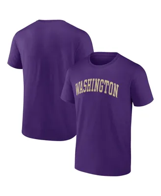 Men's Fanatics Purple Washington Huskies Basic Arch T-shirt