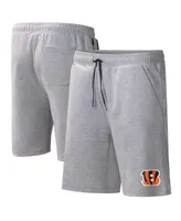 Men's Msx by Michael Strahan Heather Gray Cincinnati Bengals Trainer Shorts