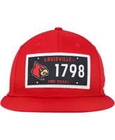 Men's adidas Red Louisville Cardinals Established Snapback Hat