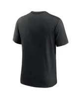 Men's Nike Heather Black New Orleans Saints Team Tri-Blend T-shirt