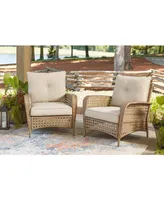 Braylee Lounge Chair w/Cushion, Set of 2