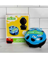 Uncanny Brands Cookie Monster Mini Waffle Maker - Sesame Street Kitchen Appliance