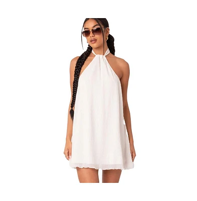 Women's Palma Open Back Halter Mini Dress