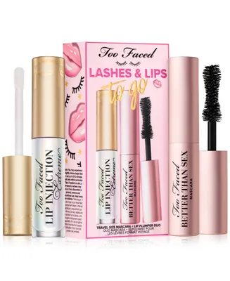 Too Faced 2-Pc. Lashes & Lips To Go Set