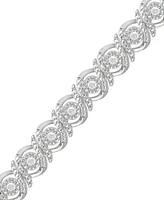 Diamond Swirl Tennis Bracelet (1/2 ct. t.w.)