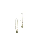 seree Madeleine — Jade and freshwater pearl drop earrings