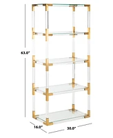 Safavieh Hayley 62" Acrylic Bookshelf