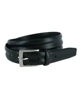 Trafalgar Men's 35MM Center Heat Crease Leather Belt