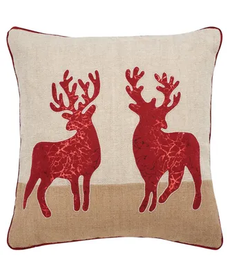 Safavieh Holiday Reindeer Pillow