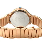 GV2 by Gevril Women's Rome Swiss Quartz Rose Gold-Tone Stainless Steel Watch 36mm