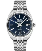 Gevril Men's Five Points Swiss Automatic Silver-Tone Stainless Steel Watch 40mm