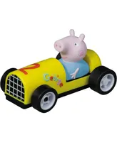 Carrera First Peppa Pig Kids GranPrix Spinner Slot Car Race Track