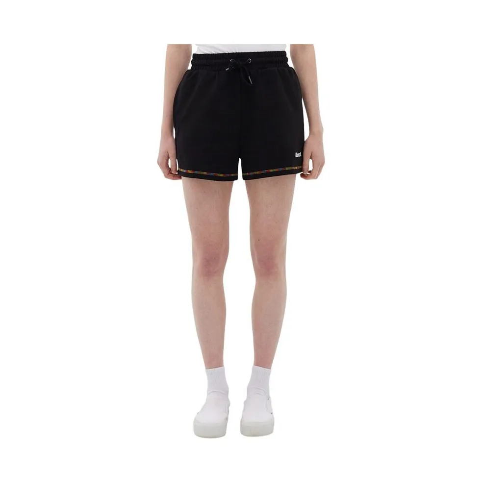 Womens French Terry Shorts with Multi Color Stitch