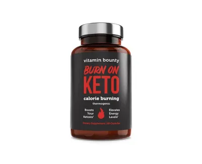 Burn on Keto - Calorie Burning Thermogenic - Veggie Capsules