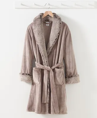Hotel Collection Faux Fur Robe, Created for Macy's