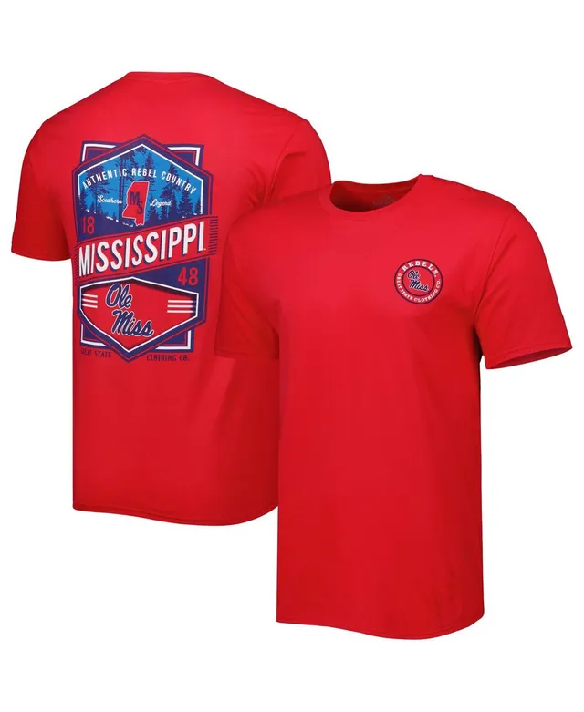 Men's Nike DK Metcalf Red Ole Miss Rebels Alumni Name & Number T-Shirt