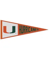 Wincraft Miami Hurricanes 13" x 32" Wool Primary Logo Pennant