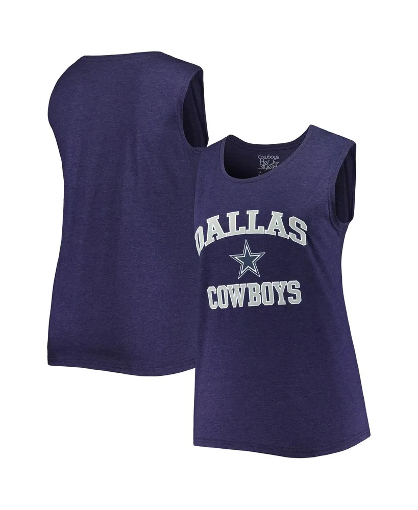 Fanatics Cowboys Bling Flowy Tank Top - Women's