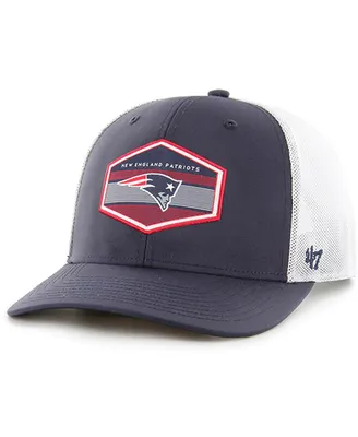 Men's '47 Brand Navy New England Patriots Burgess Trucker Adjustable Hat