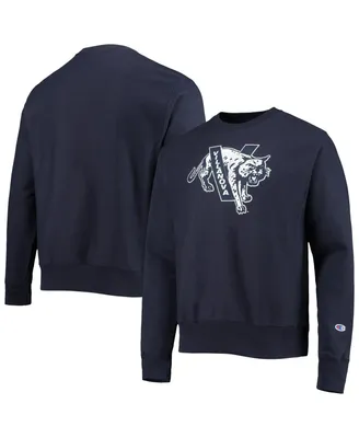 Men's Champion Navy Villanova Wildcats Vault Logo Reverse Weave Pullover Sweatshirt