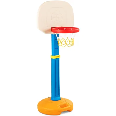 Costway Kids Children Basketball Hoop Stand Adjustable Height 63''-85'' Indoor Outdoor Sports