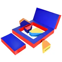 Costway 4-in-1 Crawl Climb Foam Shapes Playset Softzone Toy Toddler Preschoolers Kids