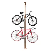 Bike Rack - Adjustable Wood Hanger for Storing or Displaying Bicycles