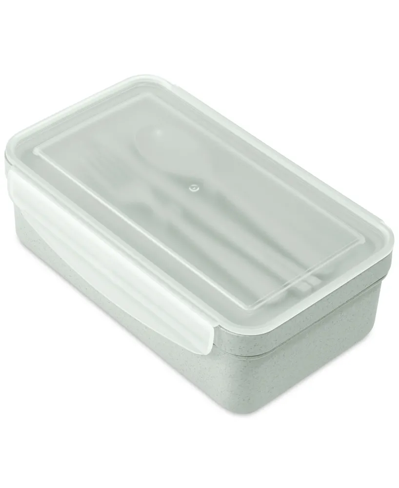 Oake Blue Bento Box with Utensils, Created for Macy's