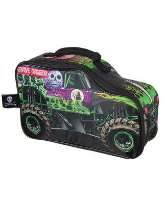 Monster Jam Grave Digger Truck Shaped Insulated Big Large Work Lunch Box Bag