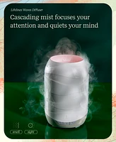 Lifelines "Waves" Ultrasonic Diffuser (300 Milliliter) - Cascading Mist and Light plus Essential Oil Blend