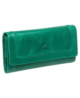 Mancini South Beach Rfid Secure Quadruple Fold Wallet