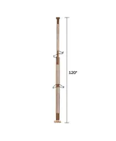 Bike Rack - Adjustable Wood Hanger for Storing or Displaying Bicycles