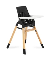 Dream On Me Baby Nibble 2-in-1 wooden Highchair