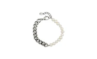 Page Pearl and Chain Bracelet