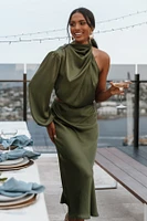 Petal and Pup Women's Amelie One Shoulder Maxi Dress