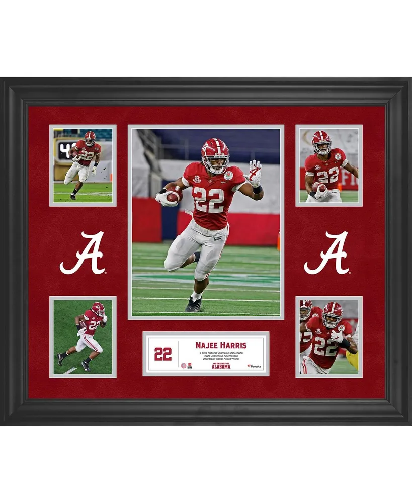 Najee Harris Alabama Crimson Tide Framed 5-Photo Collage