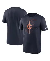 Men's Nike Navy Chicago Bears Icon Legend Performance T-shirt